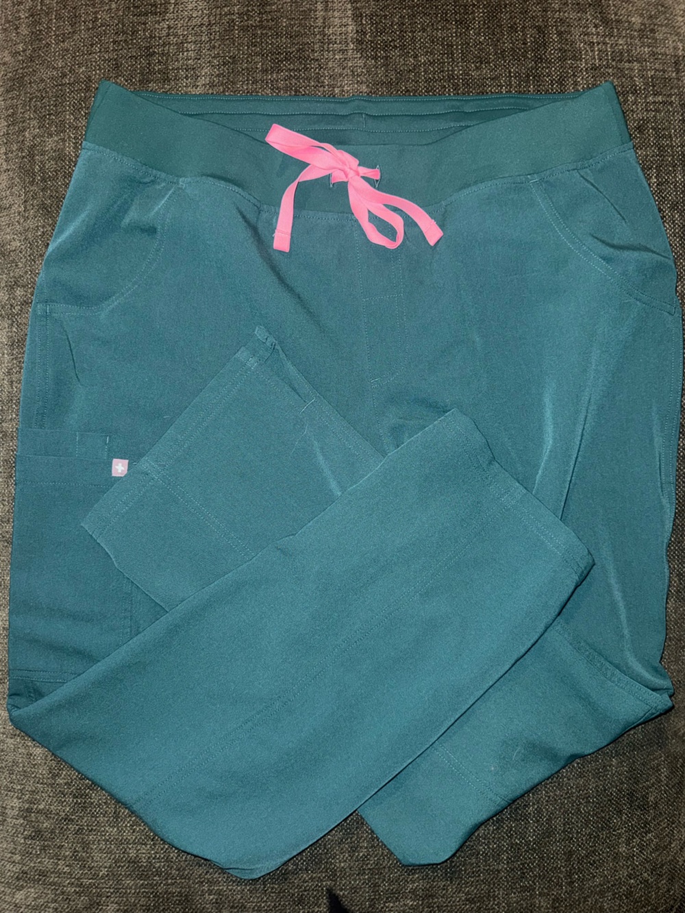 FIGS Women's Forest Green Kade Cargo Scrub Pant - XL - Forest Green
